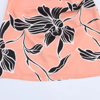 Women's Sheath Dress Elegant Round Neck Sleeveless Flower Above Knee Holiday Daily main image 5