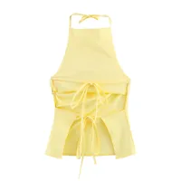 Women's Vest Tank Tops Backless Elegant Sexy Solid Color main image 6