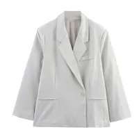 Office Daily Women's Casual Elegant Solid Color Spandex Polyester Blazer Suits Co-ord Set Shorts Sets sku image 7