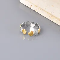 Elegant Simple Style Geometric 304 Stainless Steel Plating Inlay Zircon 18K Gold Plated Women's Rings main image 3
