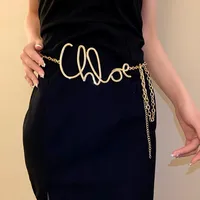 Vacation Streetwear Letter Alloy Women's Waist Chain main image 9