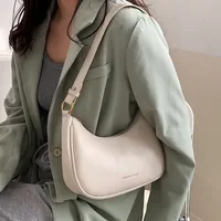 White Underarm Bag Women's Summer  New Fashionable Dumpling Bag Crossbody Bag All-match Ins Super Hot Shoulder Bag main image 1