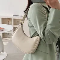 White Underarm Bag Women's Summer  New Fashionable Dumpling Bag Crossbody Bag All-match Ins Super Hot Shoulder Bag main image 2