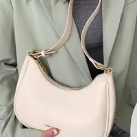 White Underarm Bag Women's Summer  New Fashionable Dumpling Bag Crossbody Bag All-match Ins Super Hot Shoulder Bag main image 3