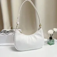 White Underarm Bag Women's Summer  New Fashionable Dumpling Bag Crossbody Bag All-match Ins Super Hot Shoulder Bag sku image 1