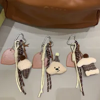 Cute Ins Pendant Plush Miu Woven Rope New Style Climbing Rope Bag Hanging Keychain High Color Value main image 2