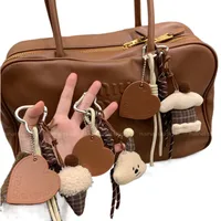 Cute Ins Pendant Plush Miu Woven Rope New Style Climbing Rope Bag Hanging Keychain High Color Value main image 5