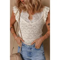Women's Vest Tank Tops Casual Elegant Leaf Argyle main image 1