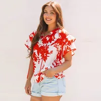 Women's T-shirt Short Sleeve T-Shirts Streetwear Leaf main image 3