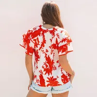 Women's T-shirt Short Sleeve T-Shirts Streetwear Leaf main image 4