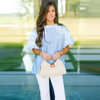 Women's T-shirt Short Sleeve T-Shirts Casual Flower main image 2