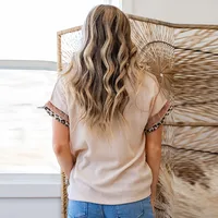 Women's T-shirt Short Sleeve T-Shirts Casual Stripe main image 2