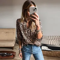 Women's T-shirt Half Sleeve T-Shirts Casual Leopard main image 2
