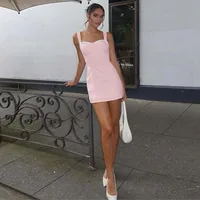 Women's Strap Dress Elegant Strap Lace Sleeveless Solid Color Above Knee Holiday Daily main image 3