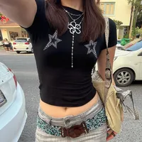 Women's T-shirt Short Sleeve T-Shirts Casual Star main image 4