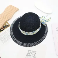 Women's Vacation Simple Style Solid Color Big Eaves Straw Hat sku image 65