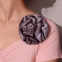 Elegant Lady Flower Cloth Women's Brooches sku image 4