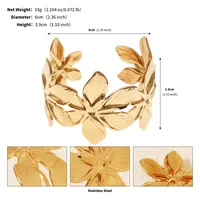 Vacation Classic Style Solid Color 304 Stainless Steel Plating Women's Bangle sku image 40