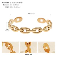 Vacation Classic Style Solid Color 304 Stainless Steel Plating Women's Bangle sku image 24
