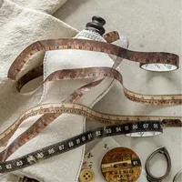 1 Set Tape Measure School Paper Elegant Classical Washi Tape main image 3