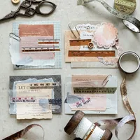 1 Set Tape Measure School Paper Elegant Classical Washi Tape main image 7