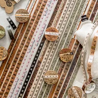 1 Set Tape Measure School Paper Elegant Classical Washi Tape main image 1
