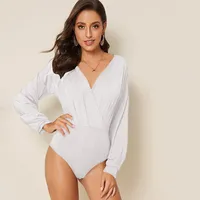 Women's Club Office Family Gathering Casual Simple Style Solid Color Shorts Rompers main image 8