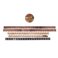 1 Set Tape Measure School Paper Elegant Classical Washi Tape sku image 3