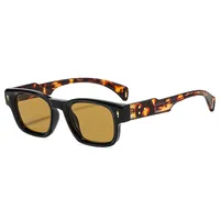 Retro Streetwear Sunglasses Pc UV400 Protection Square Full Frame Glasses sku image 3