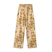 Women's Beach Casual Dandelion Full Length Casual Pants sku image 1