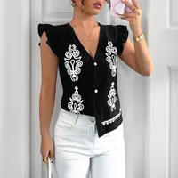 Women's Blouse Sleeveless Blouses Ethnic Style Geometric main image 4