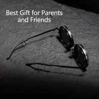 Vintage Style Rock Letter Tac UV400 Protection Round Frame Wayfarer Full Frame Glasses main image 5