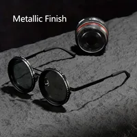 Vintage Style Rock Letter Tac UV400 Protection Round Frame Wayfarer Full Frame Glasses main image 6