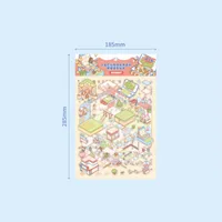 1 Piece Animal Cartoon Learning PET Paper Cartoon Style Cute Stickers main image 9