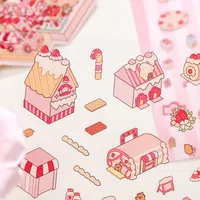 1 Piece Animal Cartoon Learning PET Paper Cartoon Style Cute Stickers main image 3