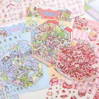 1 Piece Animal Cartoon Learning PET Paper Cartoon Style Cute Stickers main image 8