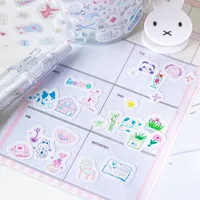 1 Piece Cartoon Learning Paper Cartoon Style Cute Adhesive Tape main image 10