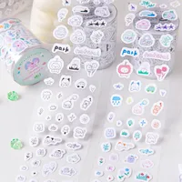 1 Piece Cartoon Learning Paper Cartoon Style Cute Adhesive Tape main image 4