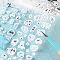 1 Piece Cartoon Learning Paper Cartoon Style Cute Adhesive Tape main image 8