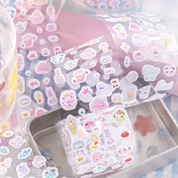 1 Piece Cartoon Learning Paper Cartoon Style Cute Adhesive Tape main image 7