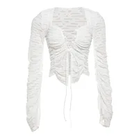 Women's Cardigan Long Sleeve Sweaters & Cardigans Elegant Sexy Solid Color sku image 1