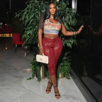Women's Holiday Party Selfie Casual Streetwear Solid Color Calf-Length Casual Pants main image 2
