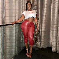 Women's Holiday Party Selfie Casual Streetwear Solid Color Calf-Length Casual Pants main image 4