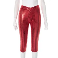 Women's Holiday Party Selfie Casual Streetwear Solid Color Calf-Length Casual Pants sku image 1