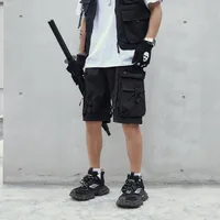 Jiayiku Men's  Dark  Functional Fashion Brand Multi-Pocket Pants Heavy Duty Tactical Tooling Shorts main image 3