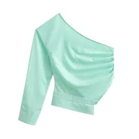 Women's Blouse Long Sleeve Blouses Elegant Solid Color main image 4