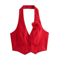 Women's Vest Tank Tops Elegant Solid Color main image 4