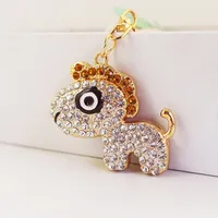 1 Piece Cute Artistic Horse Alloy Inlay Rhinestones Keychain sku image 4