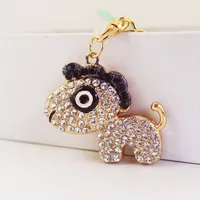 1 Piece Cute Artistic Horse Alloy Inlay Rhinestones Keychain main image 2