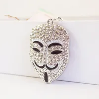 1 Piece Sweet Solid Color Alloy Inlay Rhinestones Women's Keychain main image 4